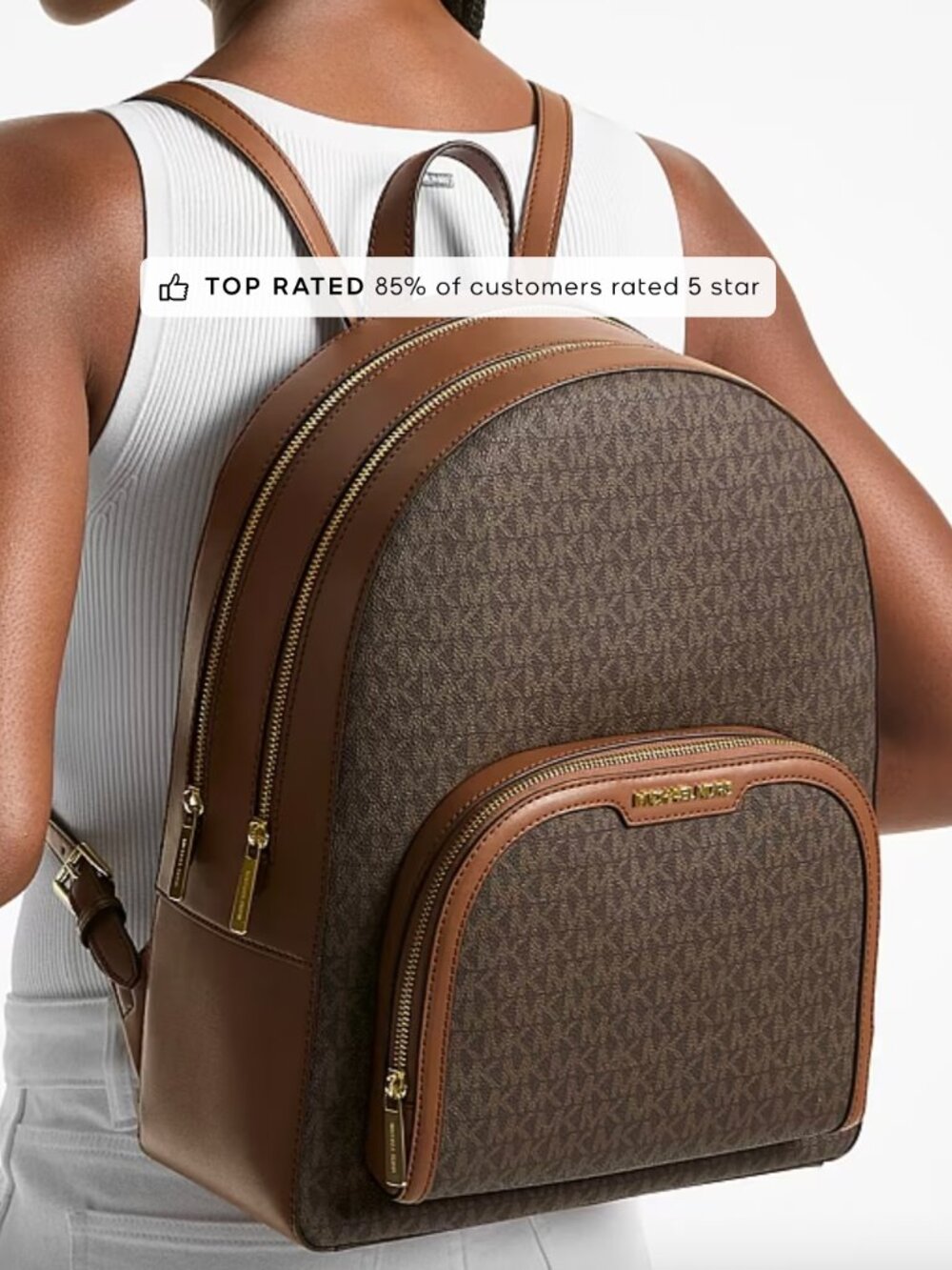 Michael Kors Jaycee Large Logo Backpack